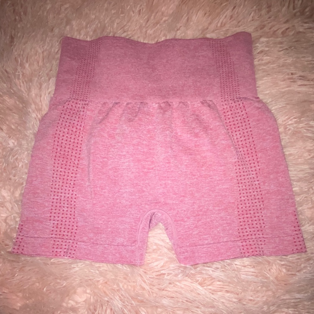 NEW High waisted Pink Biker Shorts